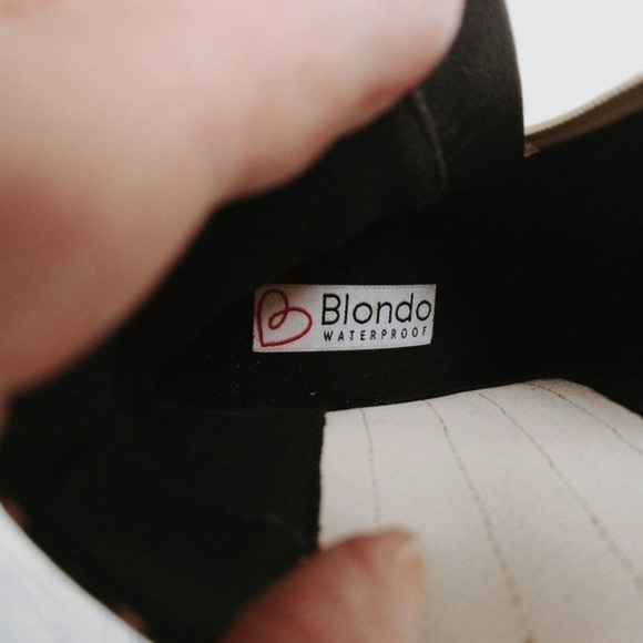 Blondo Womens Boots Que Leather Waterproof Booties Size 6 - Picture 10 of 10